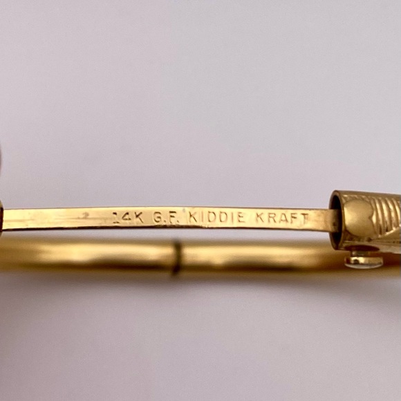 14k gold filled Kiddie Kraft baby bracelet - Picture 4 of 5